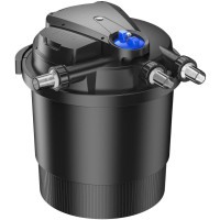 CPU 20000 Bio Druckfilter Teich 40.000 Liter inkl.36 Watt UVC Klärer mit automatischer Reinigung