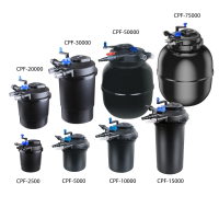 CPF 75000 Bio Druckfilter Teich 100.000 Liter inkl.55 Watt UVC Kl&auml;rer und Kurbelreinigung