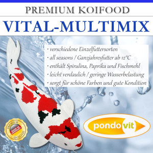 VITAL-MULTIMIX Premium Koifutter 5 kg / 6 mm
